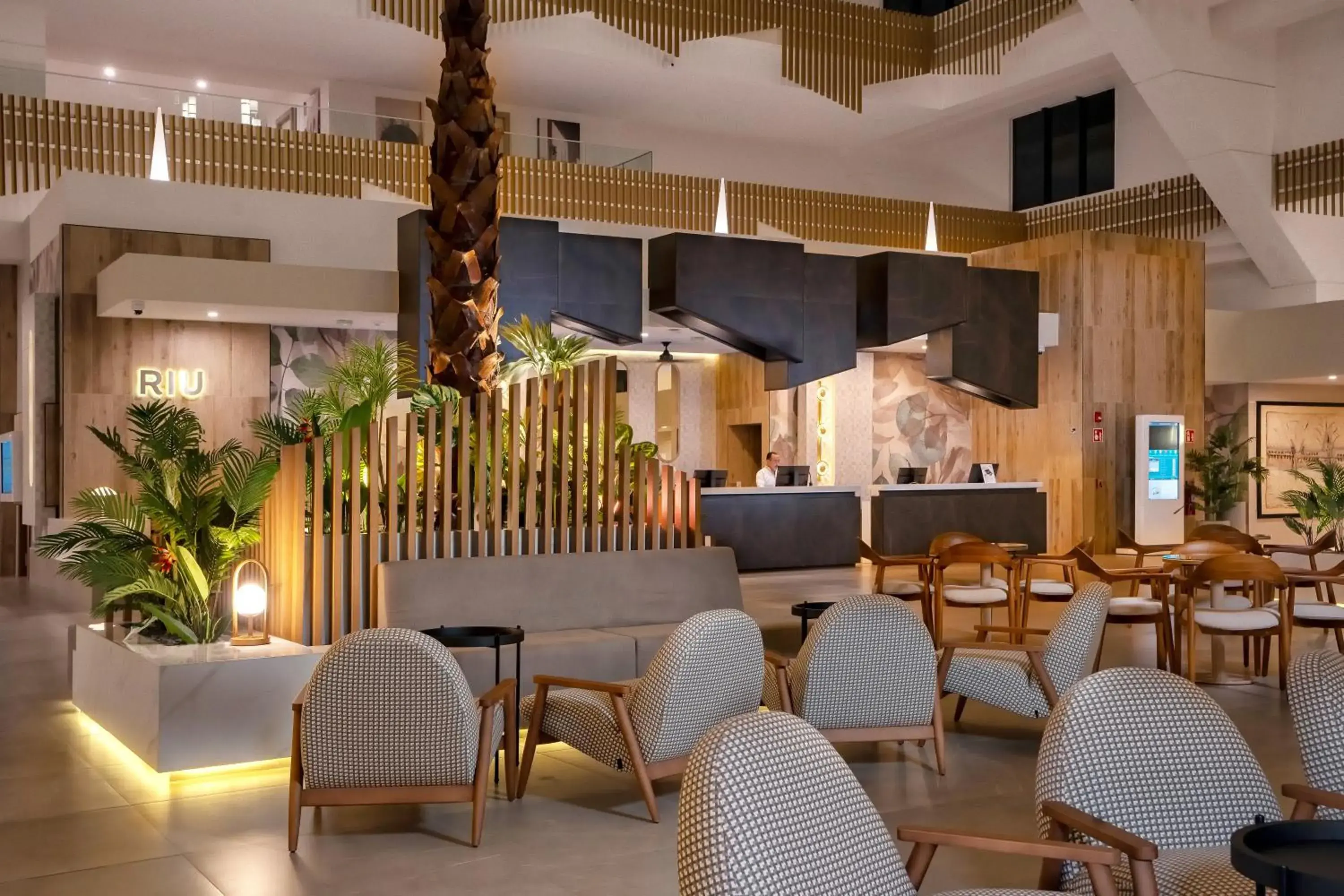 Lobby or reception in Riu Caribe - All Inclusive